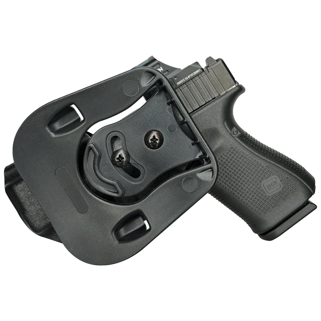 Glock 19/19X/23/32 OWB Paddle Holster Black 2