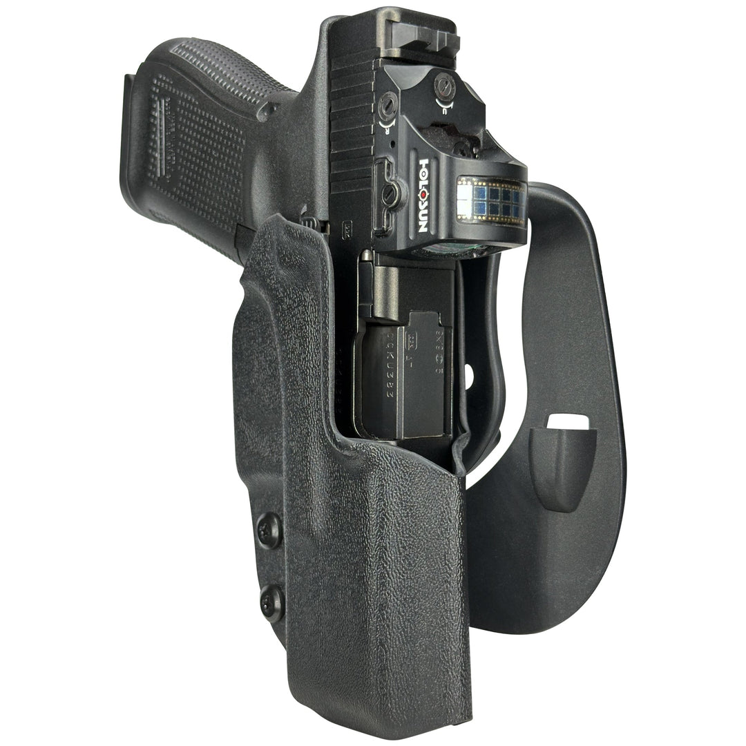 Glock 19/19X/23/32 OWB Paddle Holster Black 3
