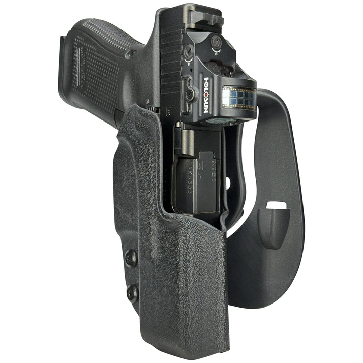 Glock 19/19X/23/32 OWB Paddle Holster Black 3