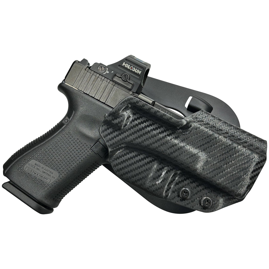 Glock 19/19X/23/32 OWB Paddle Holster Carbon Fiber 1