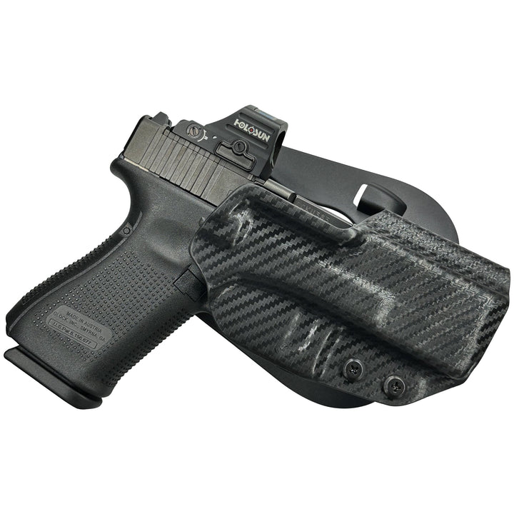 Glock 19/19X/23/32 OWB Paddle Holster Carbon Fiber 1