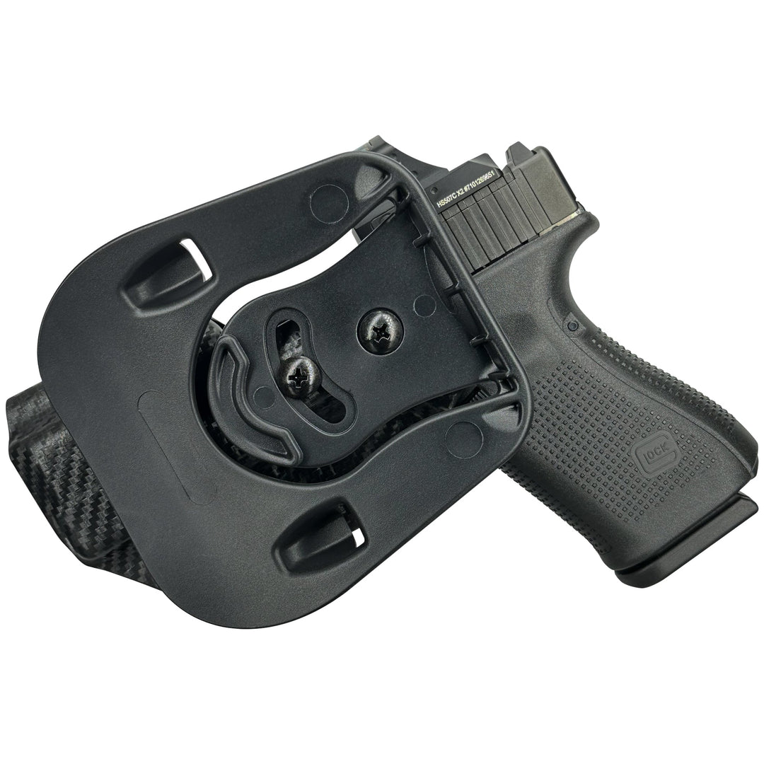 Glock 19/19X/23/32 OWB Paddle Holster Carbon Fiber 2