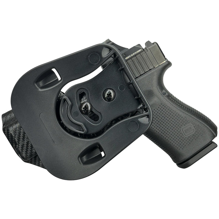 Glock 19/19X/23/32 OWB Paddle Holster Carbon Fiber 2