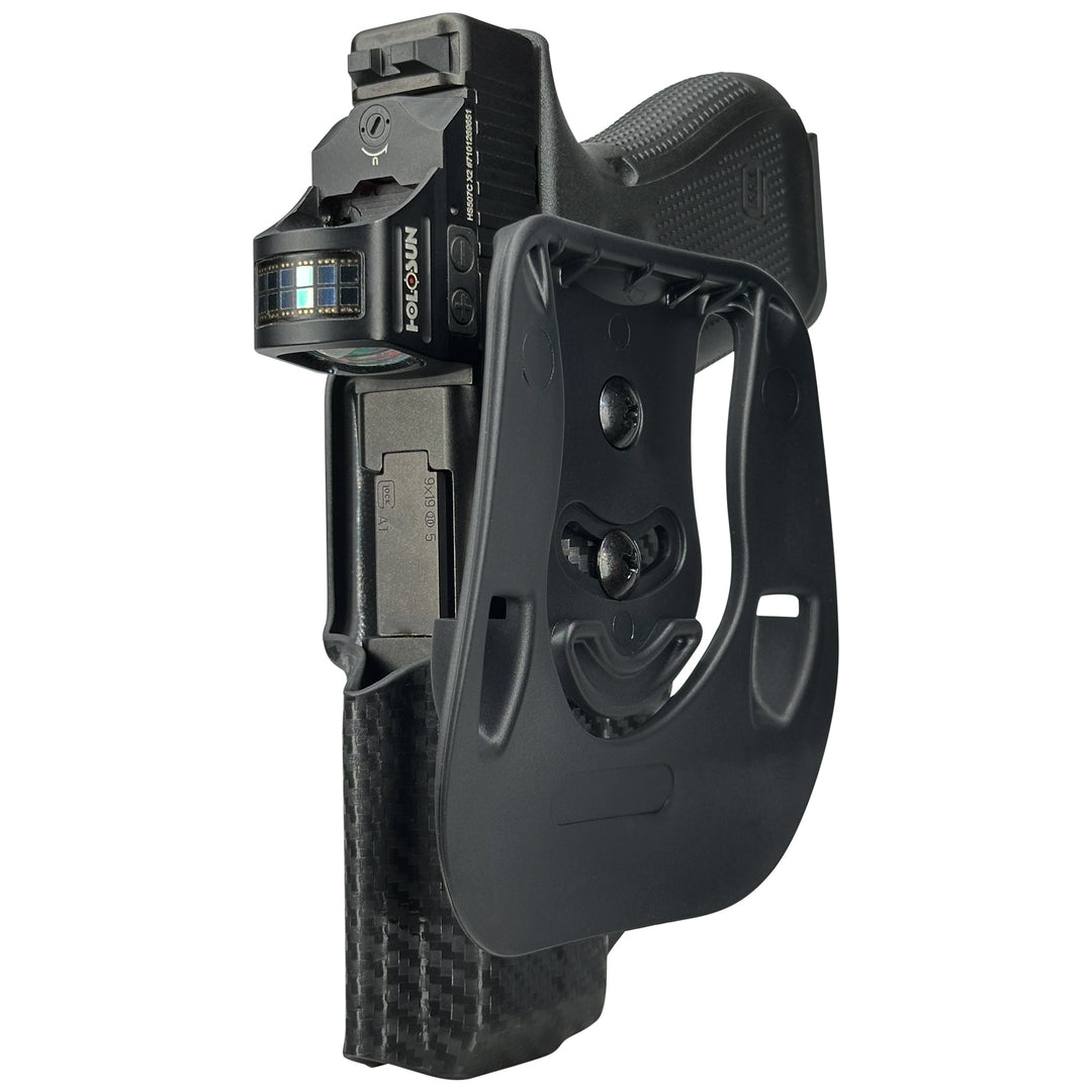 Glock 19/19X/23/32 OWB Paddle Holster Carbon Fiber 4