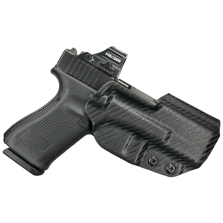 Glock 19 19X 23 32 OWB Quick Detach IDPA Holster CarbonFiber 1