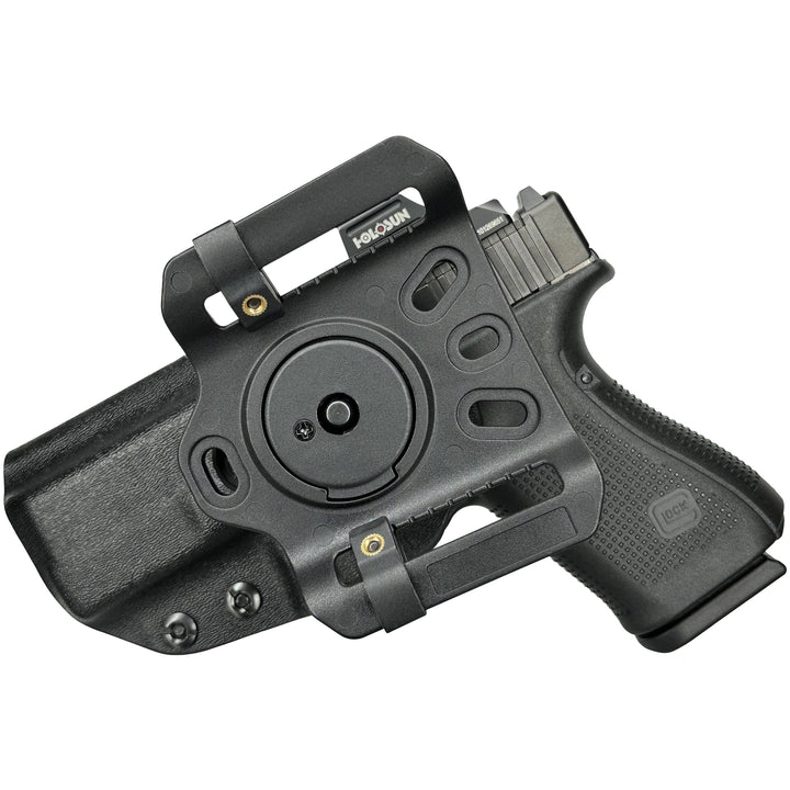 Glock 19 19X 23 32 OWB Quick detach Belt Loop Holster Black 2