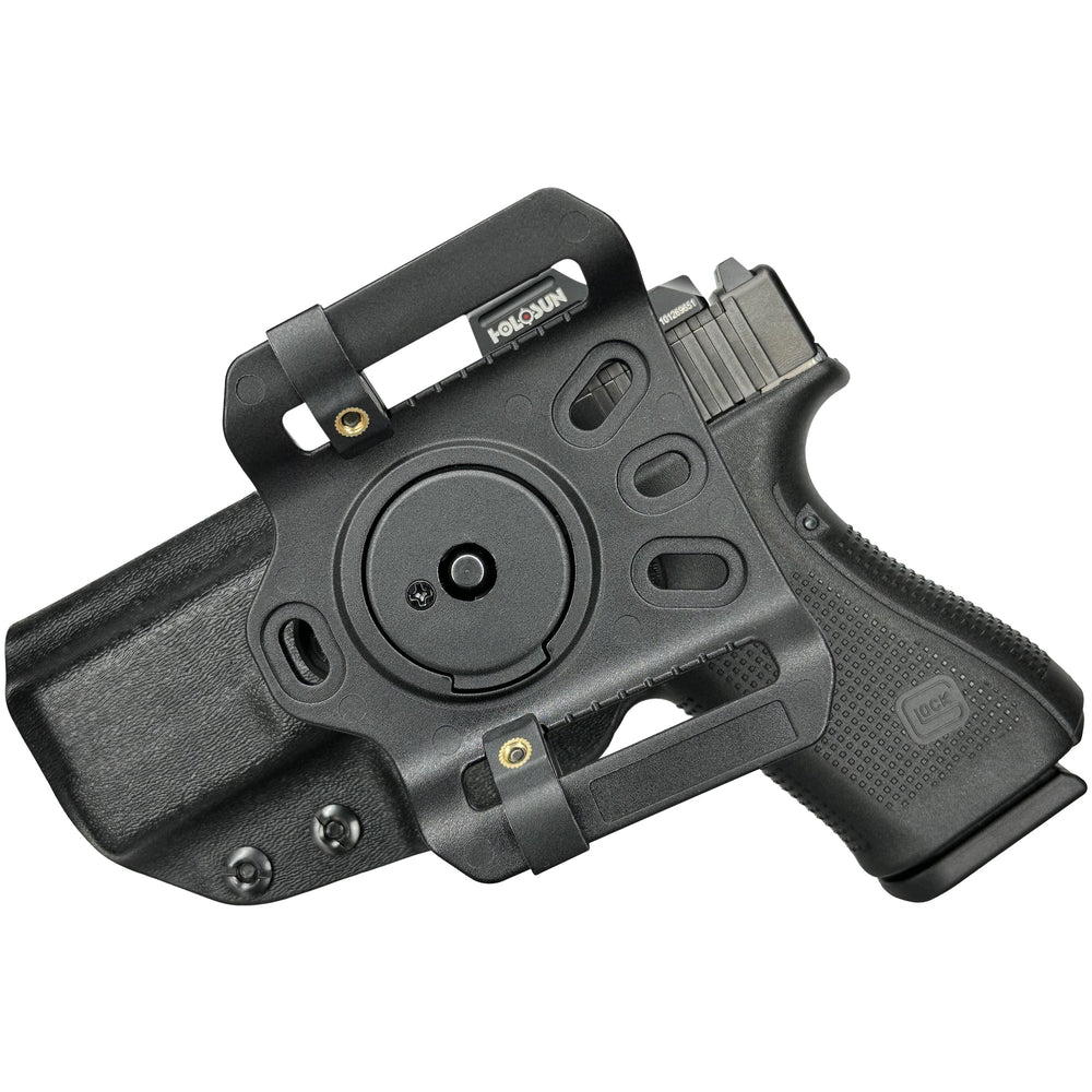 Glock 19 19X 23 32 OWB Quick detach Belt Loop Holster Black 2