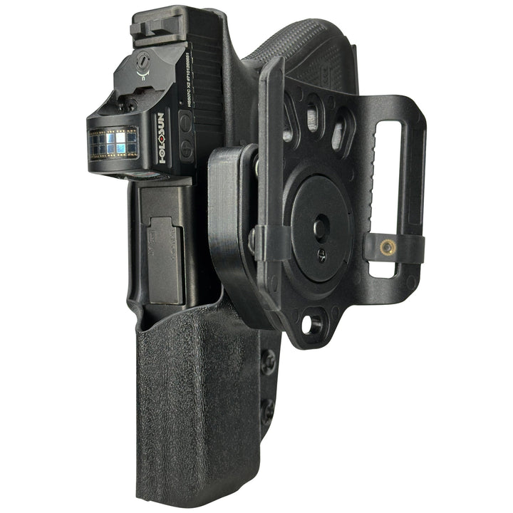 Glock 19 19X 23 32 OWB Quick detach Belt Loop Holster Black 4