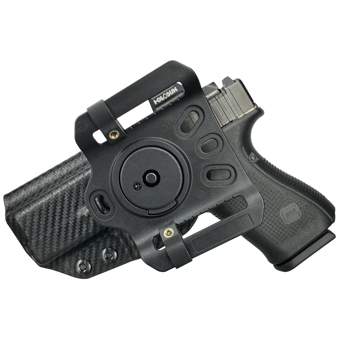 Glock 19 19X 23 32 OWB Quick detach Belt Loop Holster Carbon Fiber 2