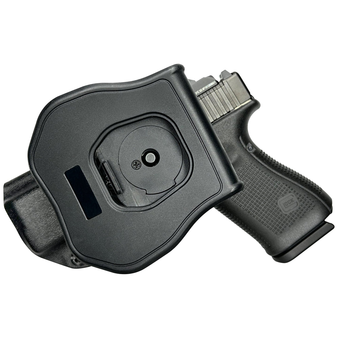 Glock 19 19X 23 32 OWB Quick detach Paddle Holster Black 2