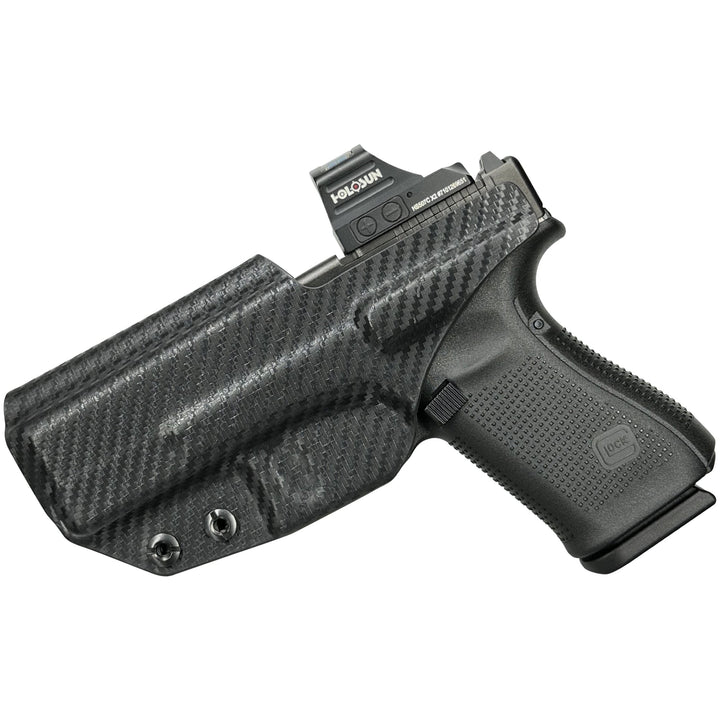 Glock 19X/19/23/32 (Gen 1-5) IWB Sweat Guard Holster Carbon Fiber 2