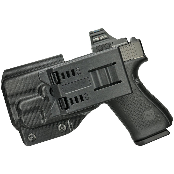 Glock 19 19X 23 + TLR-7A OWB Quick Detach IDPA Holster CarbonFiber 2