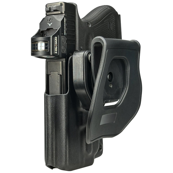 Glock 19 19X 23 + TLR-7A OWB Quick detach Paddle Holster Black 4