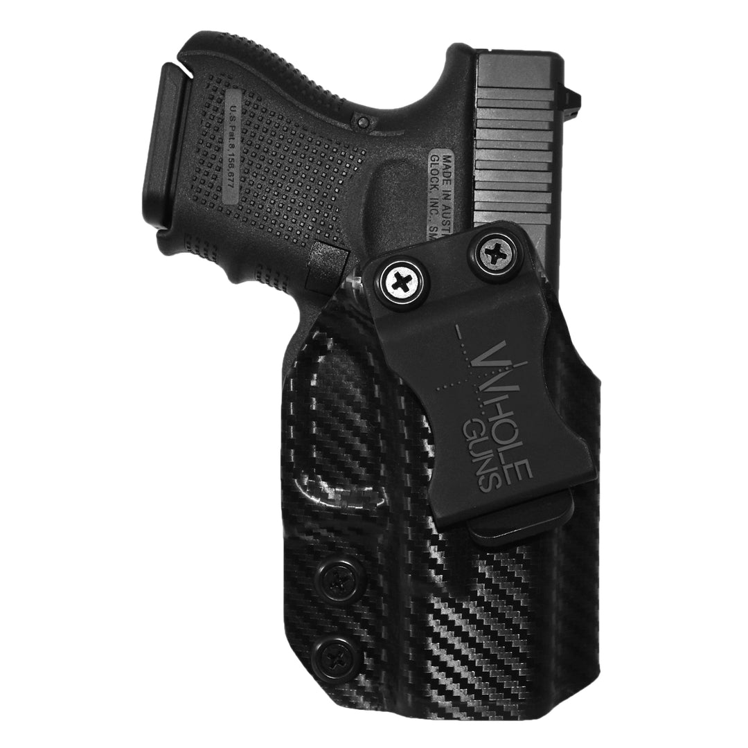Glock 26/27/33 (Gen 1-5) IWB Minimalist Holster Carbon Fiber 3