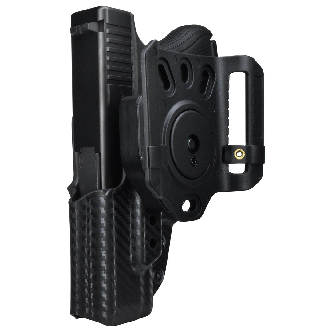 Glock 29 Gen5 10mm OWB Quick detach Belt Loop Holster Carbon Fiber 4