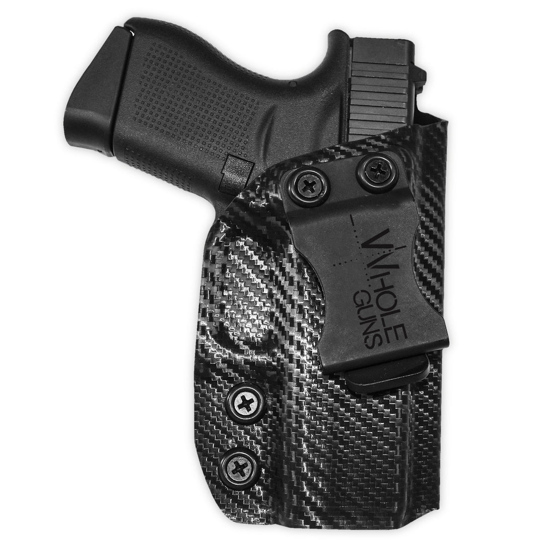 Glock 43/43X IWB Full Cover Classic Holster Carbon Fiber 3