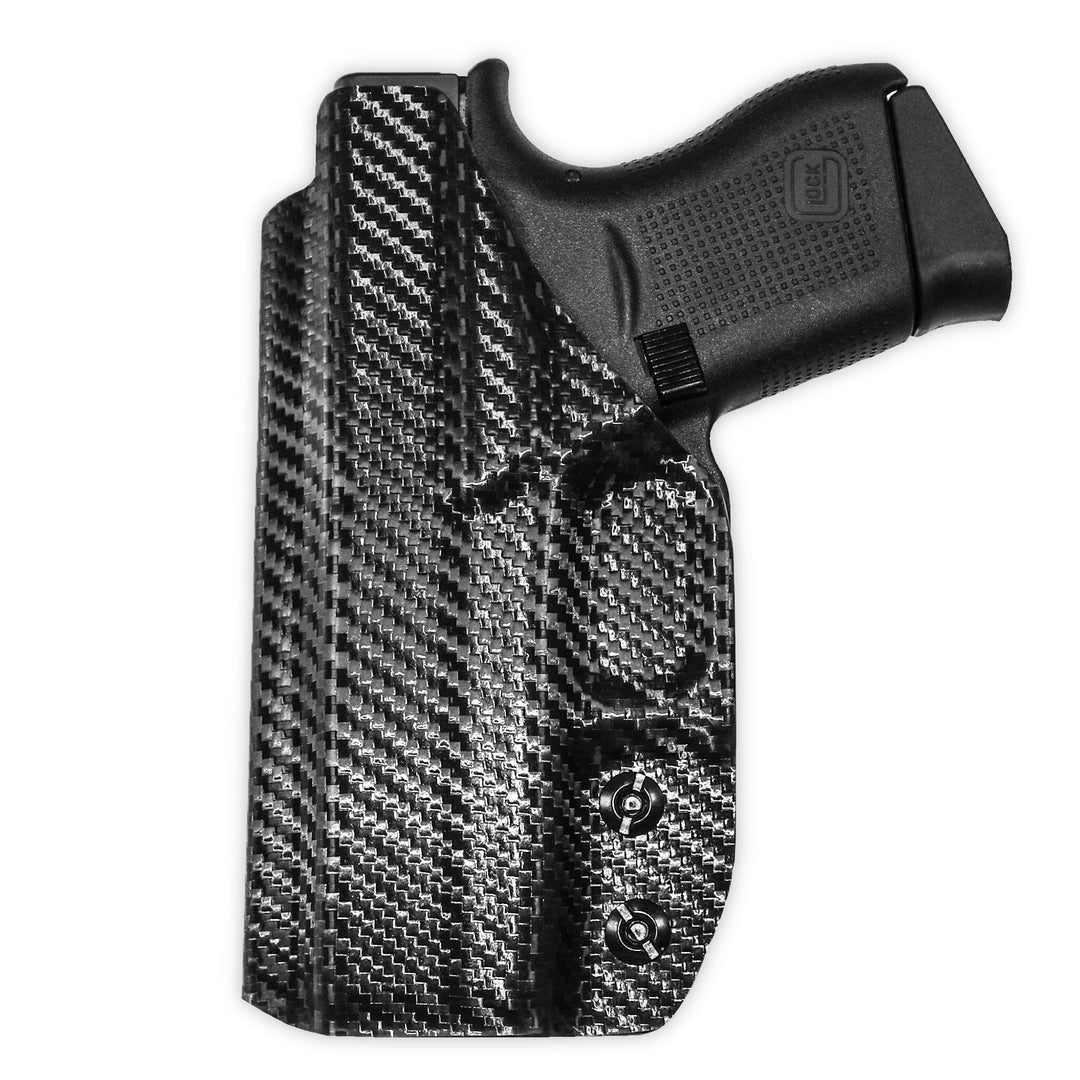 Glock 43/43X IWB Full Cover Classic Holster Carbon Fiber 4