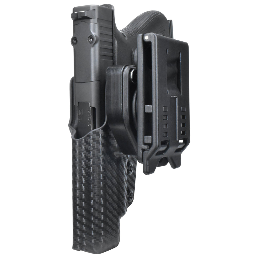 Glock 48 MOS OWB Quick Detach IDPA Holster CarbonFiber 4