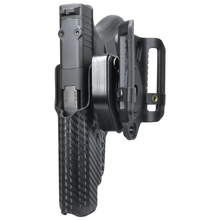 Glock 48 MOS OWB Quick detach Belt Loop Holster CarbonFiber 4