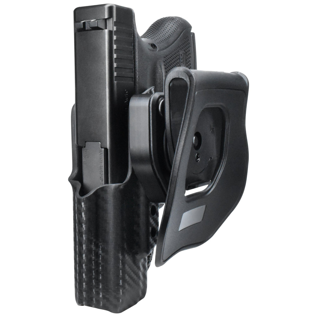 Glock 29 Gen5 10mm OWB Quick detach Paddle Holster Carbon Fiber 4