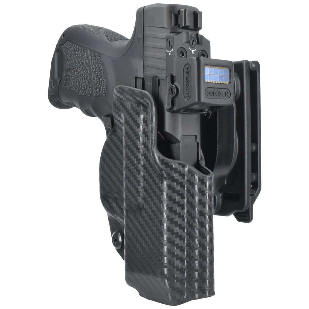 H&K CC9 OWB Quick Detach IDPA Holster CarbonFiber 3