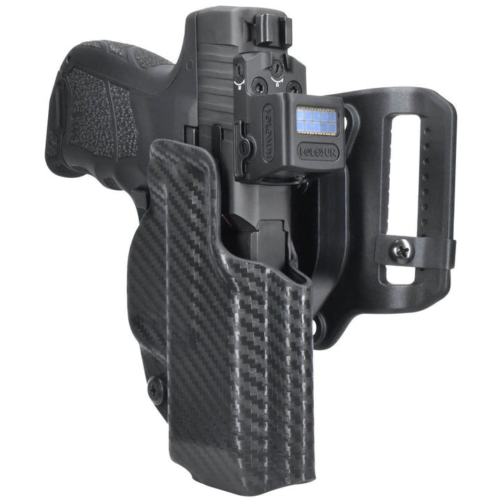 H&K CC9 OWB Quick detach Belt Loop Holster CarbonFiber 3