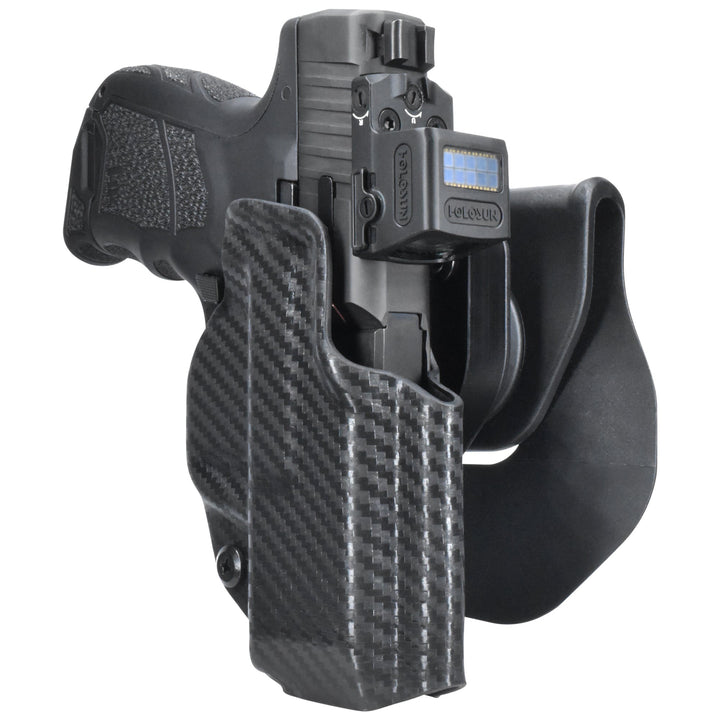 H&K CC9 OWB Quick detach Paddle Holster Carbon Fiber 3