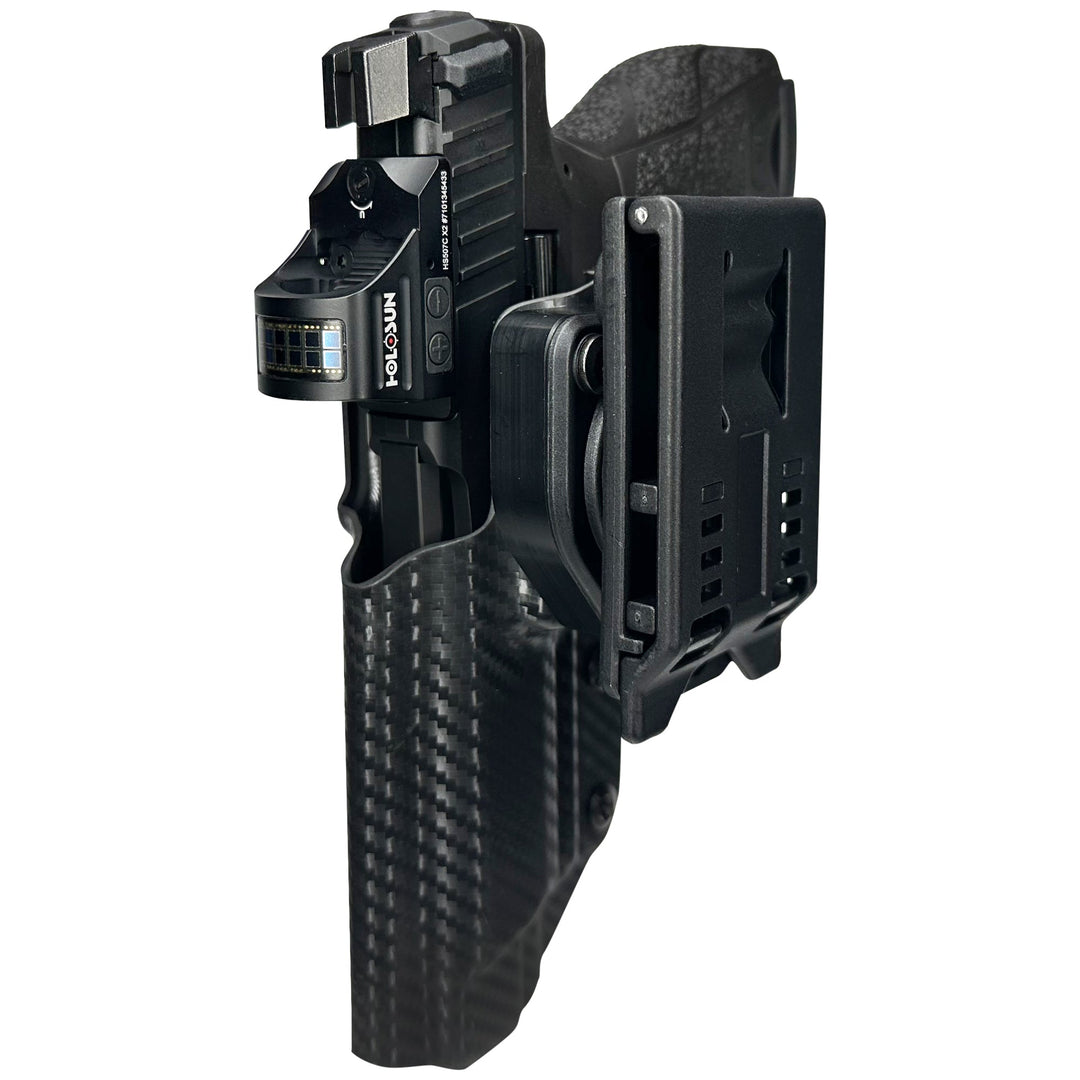 H&K VP9L OWB Quick Detach IDPA Holster CarbonFiber 4