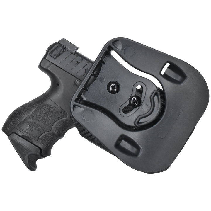 H&K VP9SK OWB Paddle Holster Carbon Fiber 2