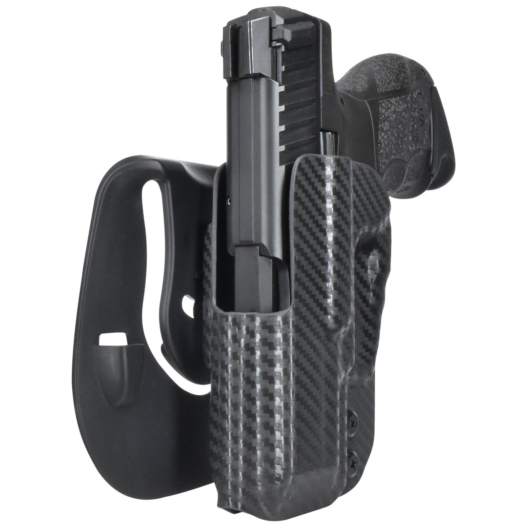 H&K VP9SK OWB Paddle Holster Carbon Fiber 3