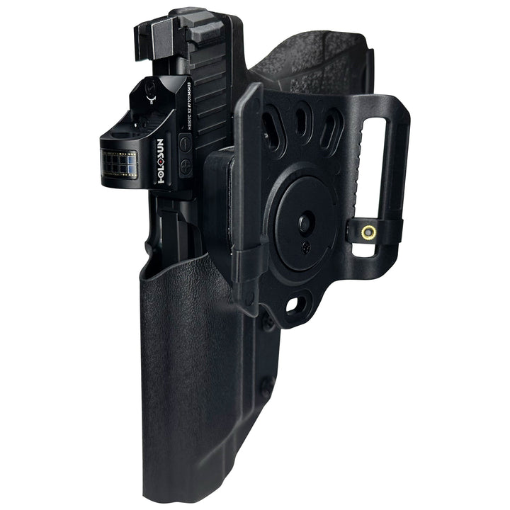 H&K VP9L OWB Quick detach Belt Loop Holster Black 4