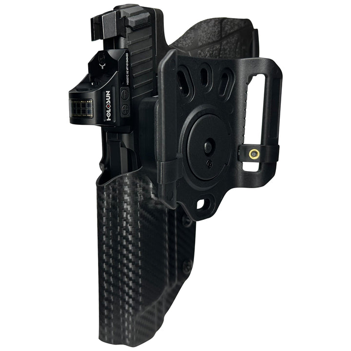 H&K VP9L OWB Quick detach Belt Loop Holster CarbonFiber 4