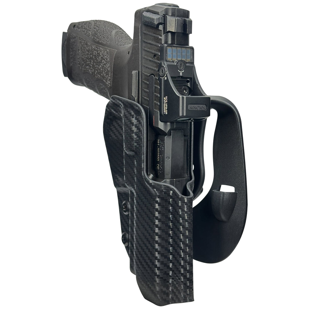H&K VP9A1 F OWB Paddle Holster Carbon Fiber 3