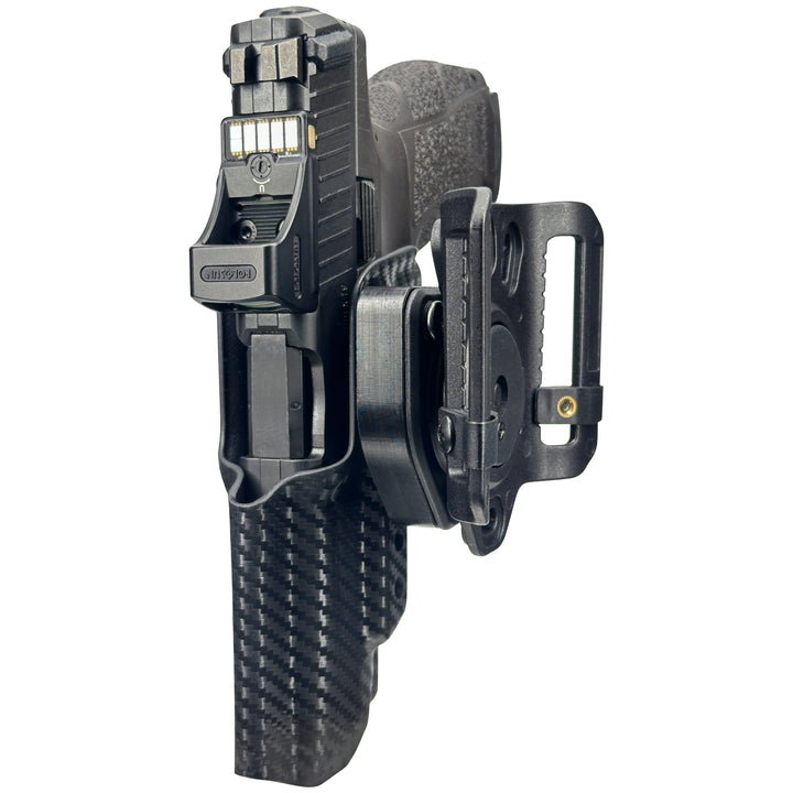 H&K VP9A1 F OWB Quick detach Belt Loop Holster CarbonFiber 4
