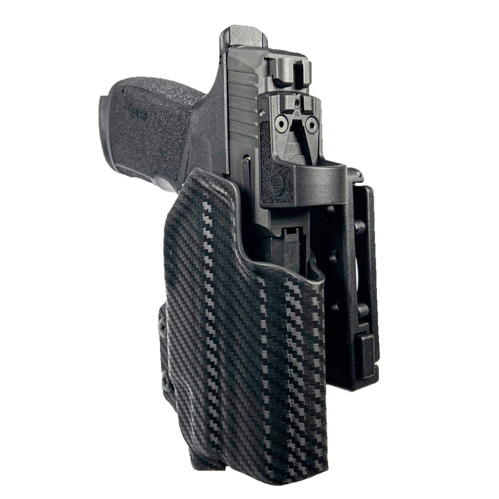 Sig P365 X Macro + TLR-7/8 OWB Concealment/IDPA Holster Carbon Fiber 3