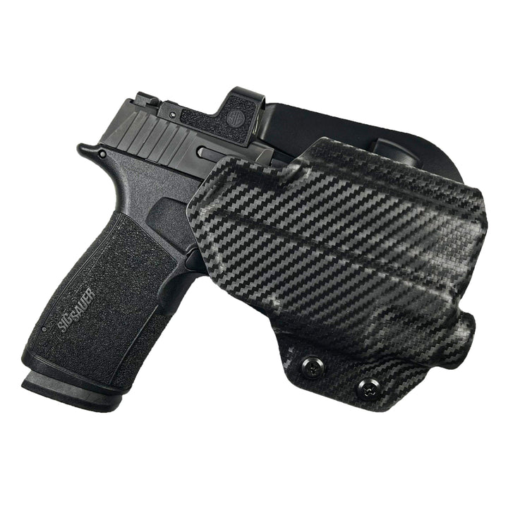 Sig P365 X Macro + TLR-7/8 OWB Paddle Holster Carbon Fiber 1