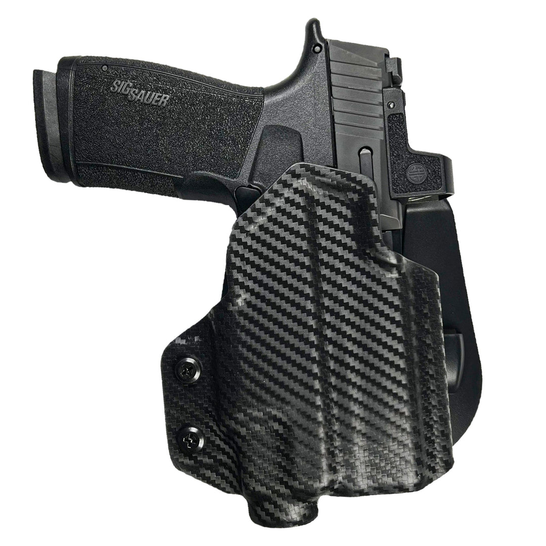 Sig P365 X Macro + TLR-7/8 OWB Paddle Holster Carbon Fiber 2