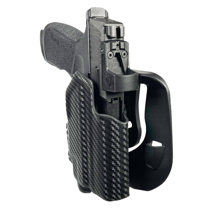 Sig P365 X Macro + TLR-7/8 OWB Paddle Holster Carbon Fiber 3