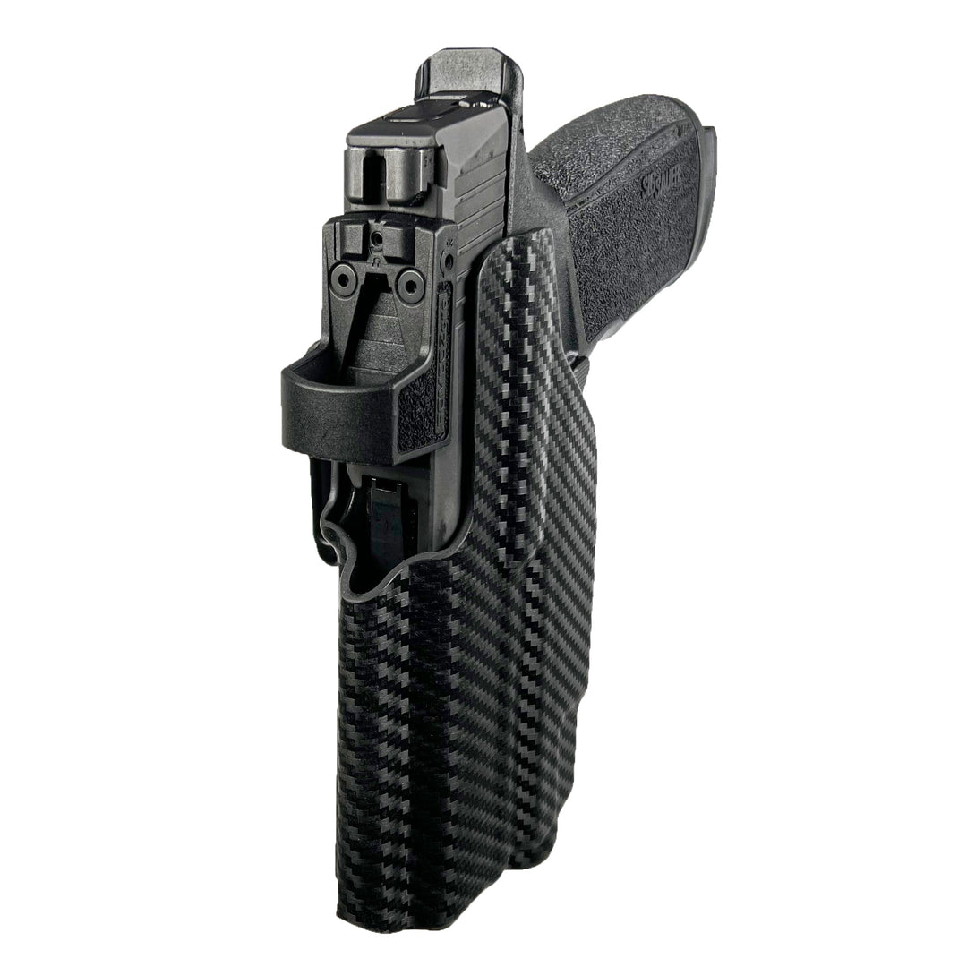 Sig Sauer P365 XMacro + TLR-7/8 IWB Tuckable Red Dot Ready w/ Integrated Claw Holster Carbon Fiber 4