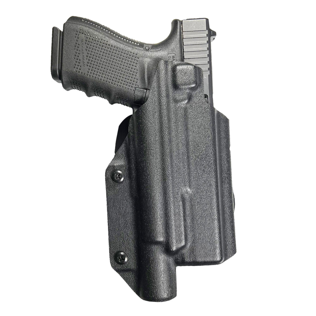 Glock 17 + X300 OWB Paddle Holster Black 2