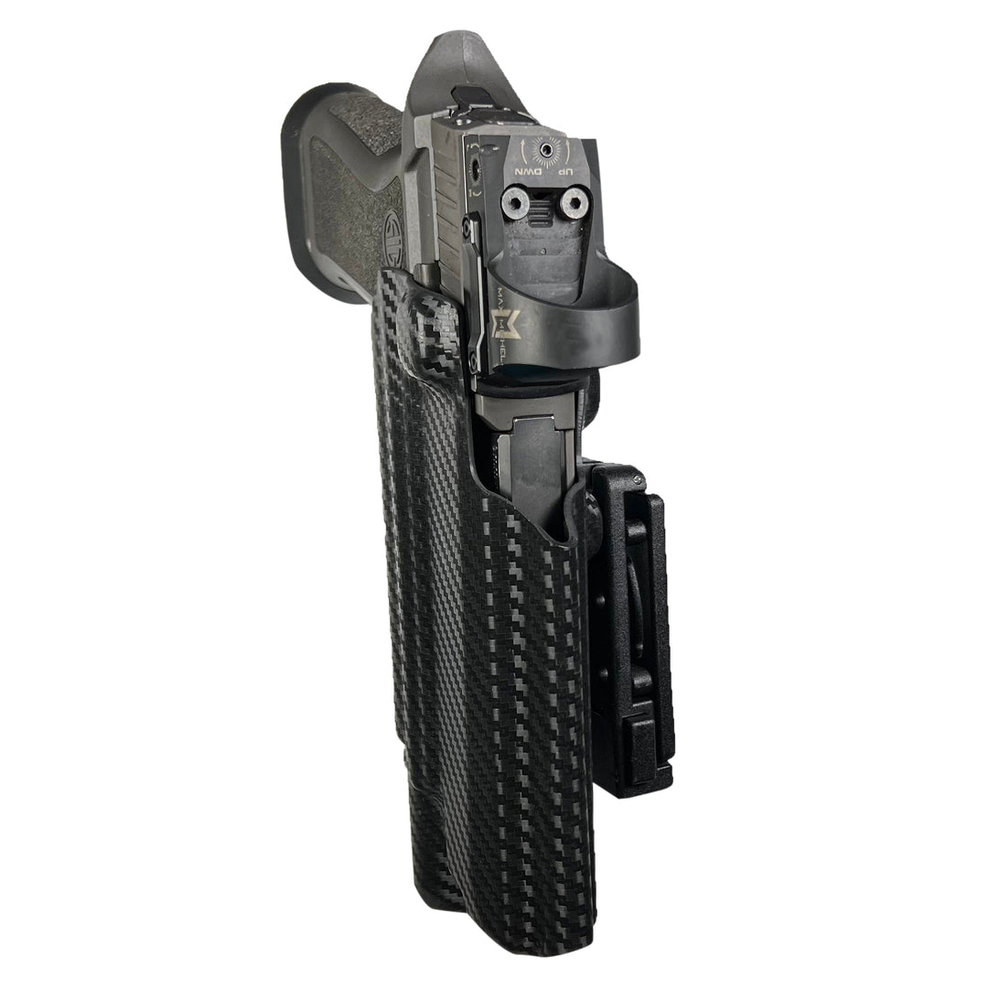 Sig Sauer P320 XFive + X300U-A OWB Concealment/IDPA Holster Carbon Fiber 4