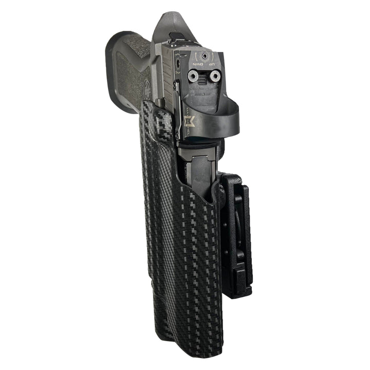 Sig Sauer P320 XFive + X300U-A OWB Concealment/IDPA Holster Carbon Fiber 4