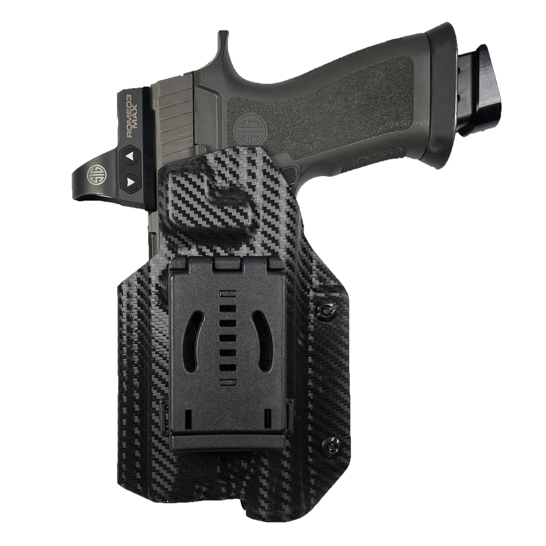 Sig Sauer P320 XFive + X300U-A OWB Concealment/IDPA Holster Carbon Fiber 4