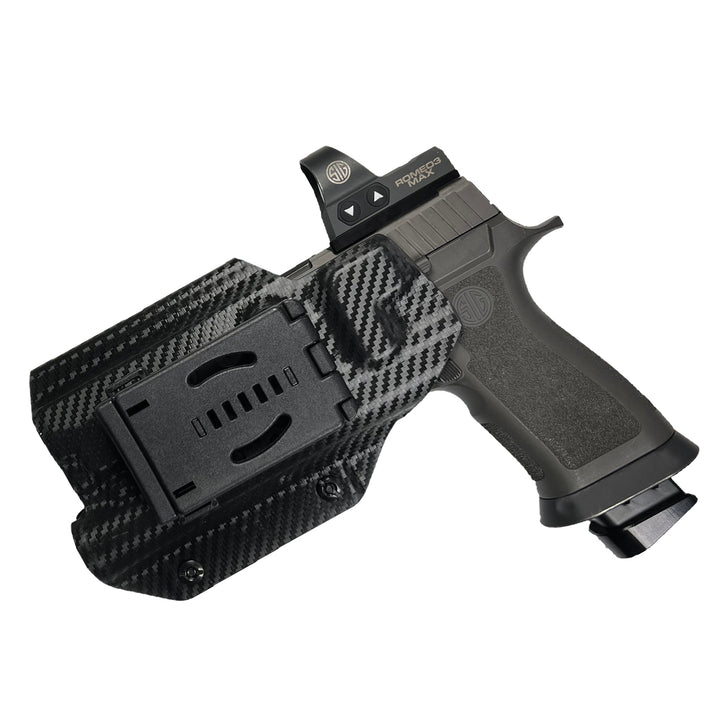 Sig Sauer P320 XFive + X300U-A OWB Concealment/IDPA Holster Carbon Fiber 2