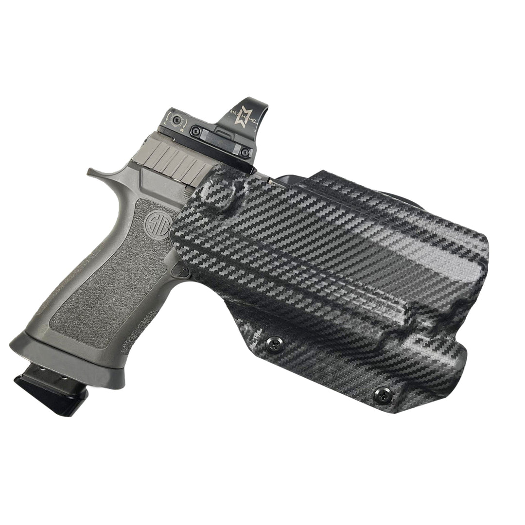 Sig Sauer P320X5 + X300 OWB Paddle Holster  Carbon Fiber 1