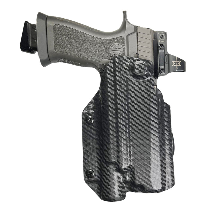 Sig Sauer P320X5 + X300 OWB Paddle Holster  Carbon Fiber 2