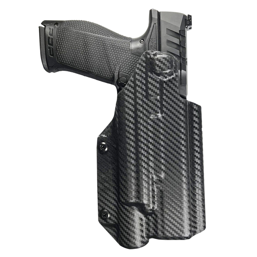 Walther PDP5" + X300 OWB Concealment/IDPA Holster Carbon Fiber 3