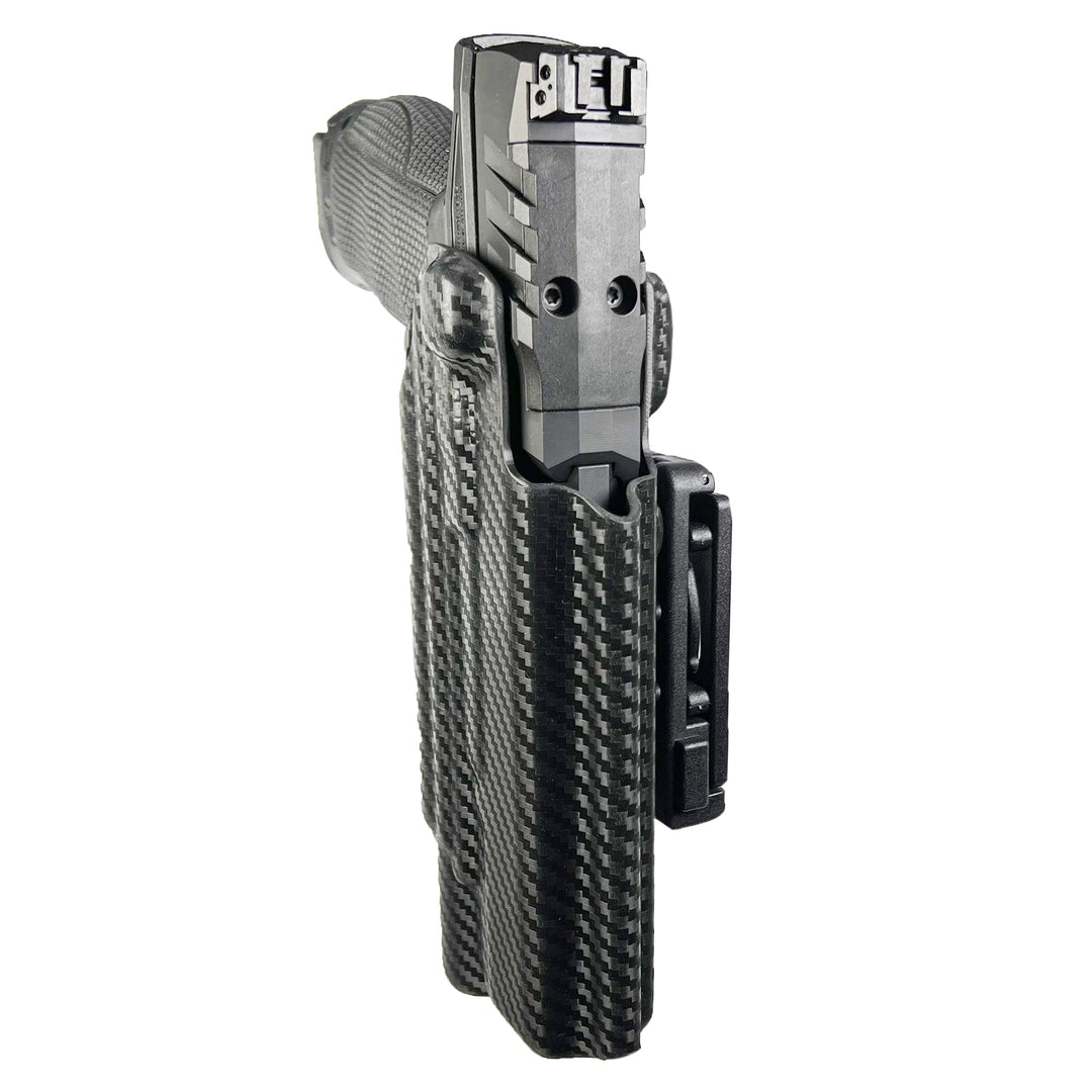 Walther PDP5" + X300 OWB Concealment/IDPA Holster Carbon Fiber 4