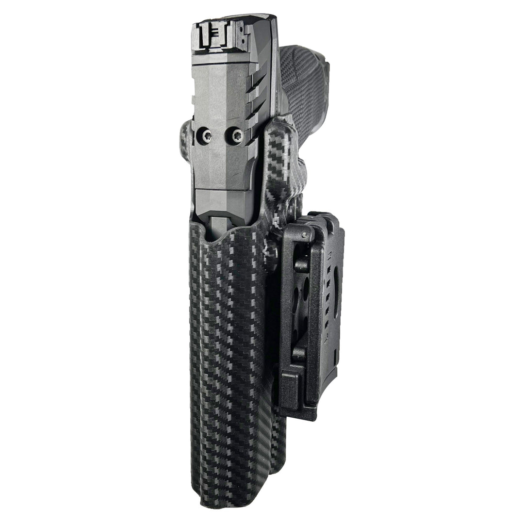Walther PDP5" + X300 OWB Concealment/IDPA Holster Carbon Fiber 3