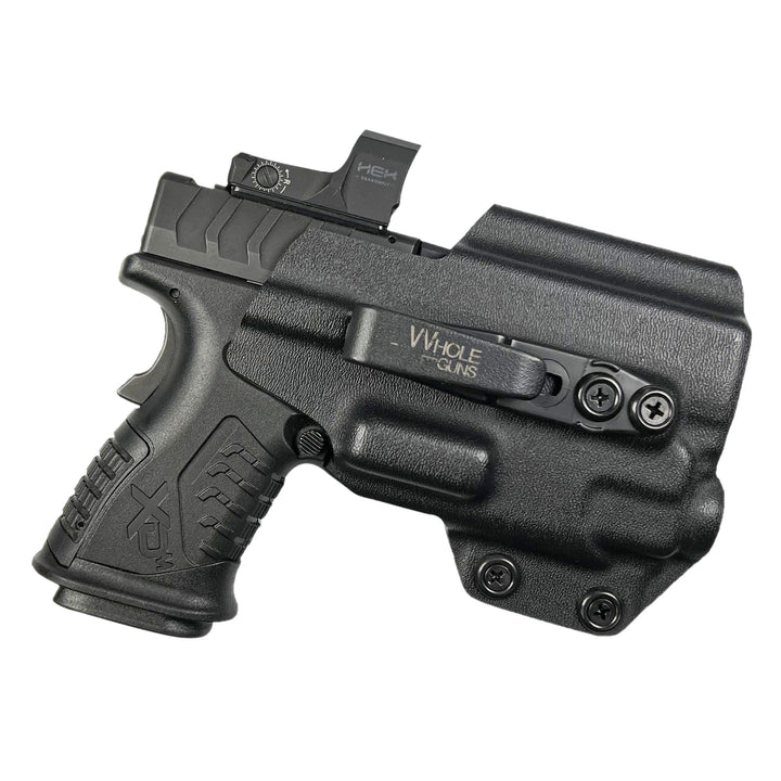 Springfield XD-M Elite 3.8"+TLR 7/8 IWB Tuckable Red Dot Ready w/ Integrated Claw Holster Black 1